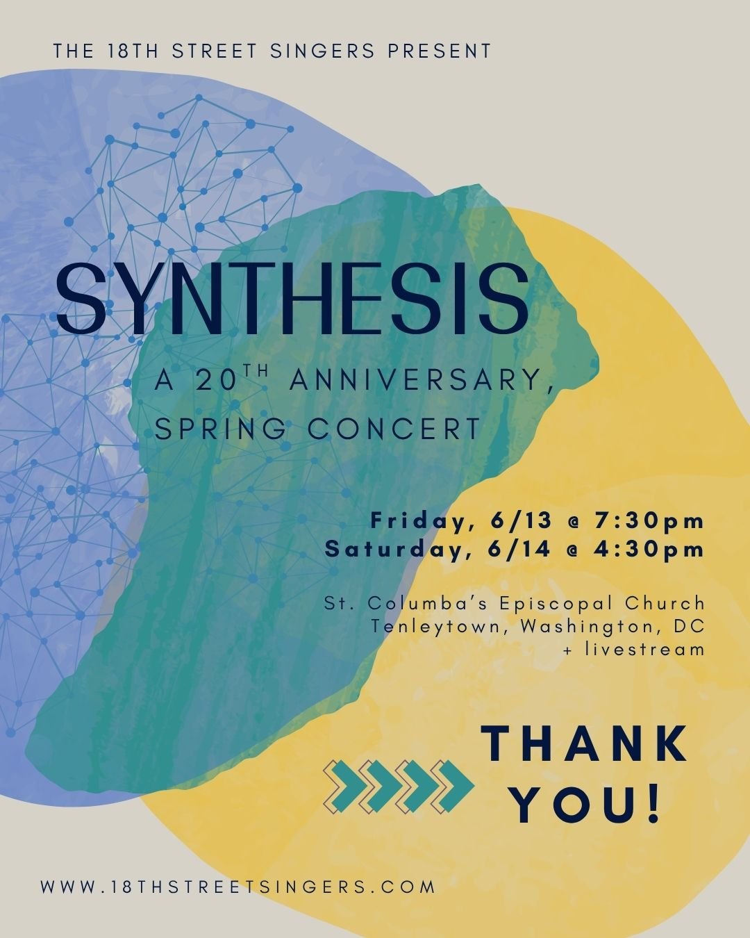 What a weekend! &quot;Synthesis&quot; was a concert of truly remarkable music and the perfect celebration of the music &amp; community we've created over the last 20 years. 

Thank you for being a part of our journey and in honoring all we have been 