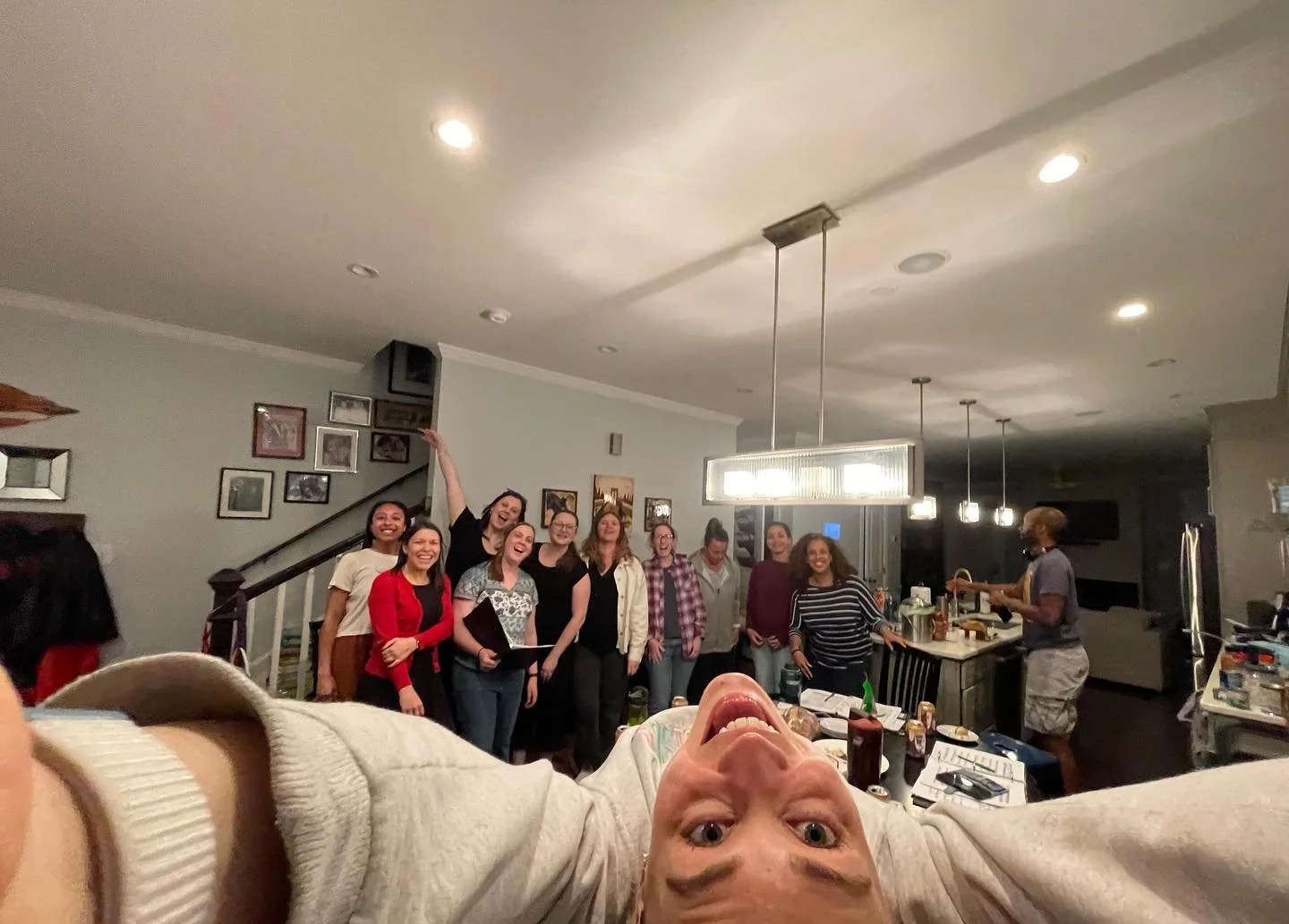 Scenes from the alto sectional this weekend. Same upside down technique. Different cuties. ☺️