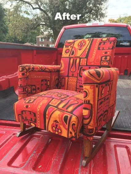 Vintage Children's Rocking Chair, After