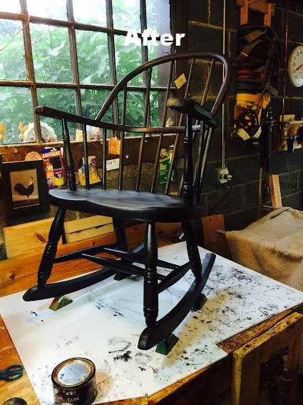 Antique Rocking Chair, After