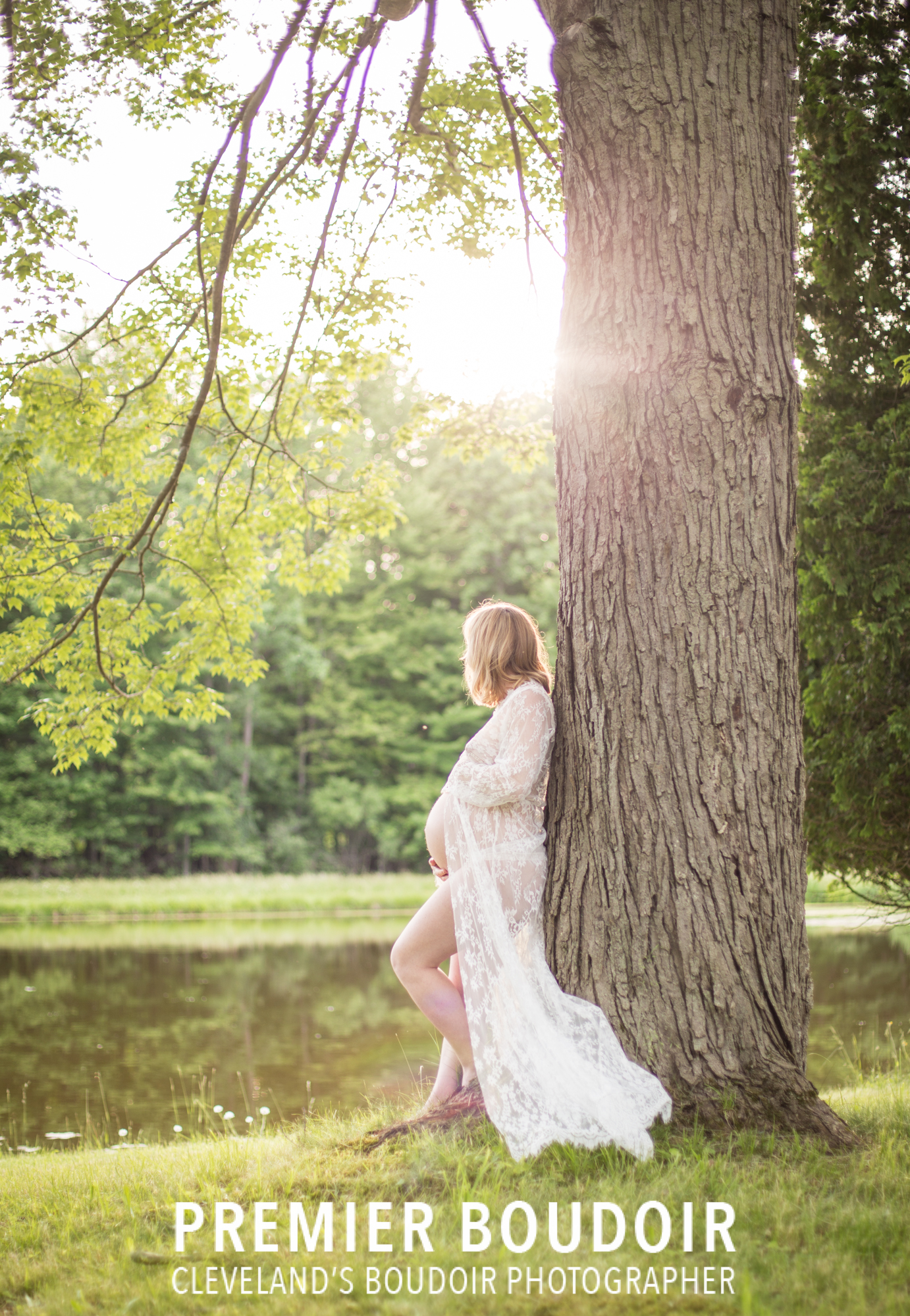 Cleveland + Akron Maternity Boudoir Photographer