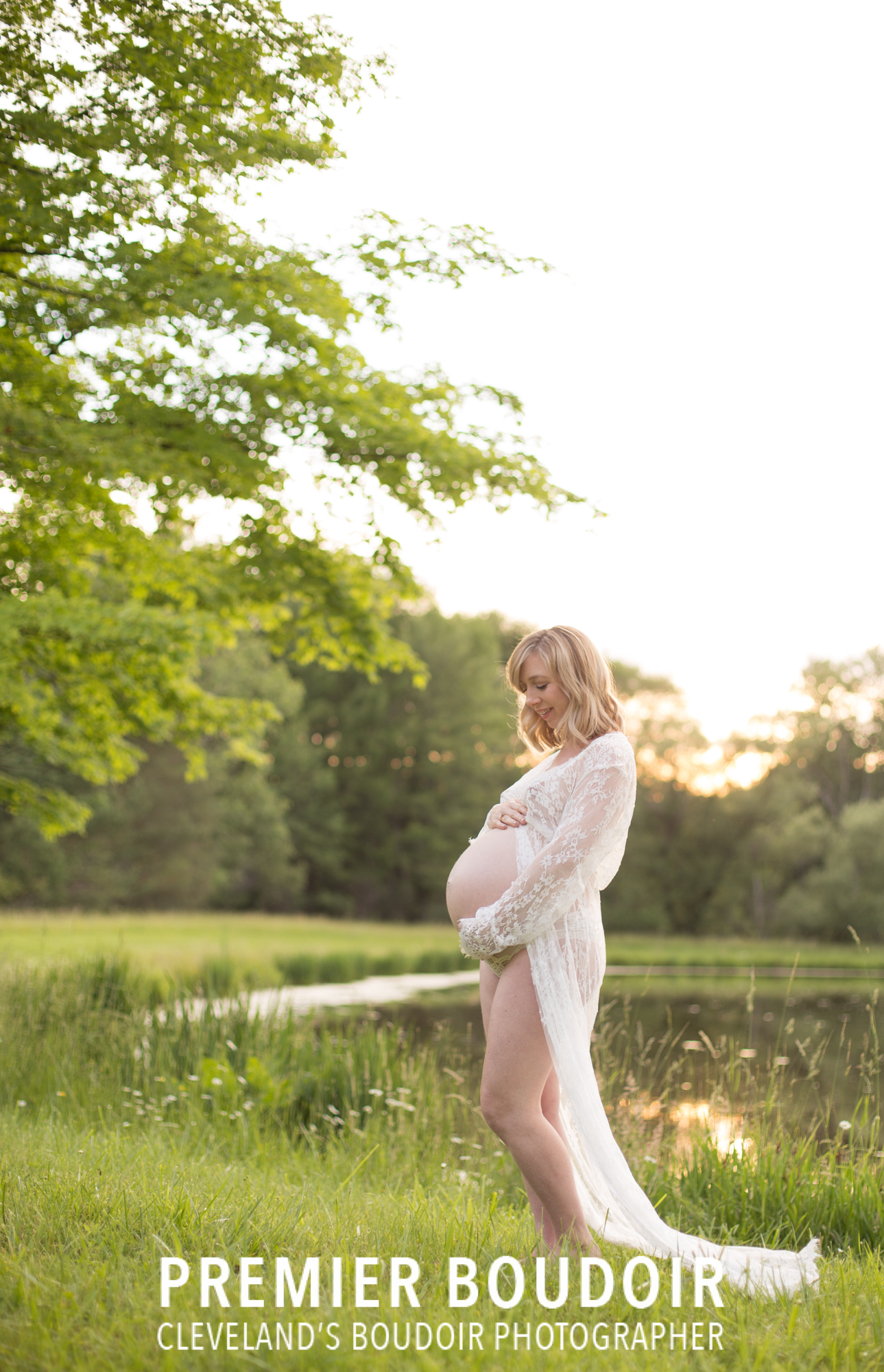 Cleveland + Akron Maternity Boudoir Photographer