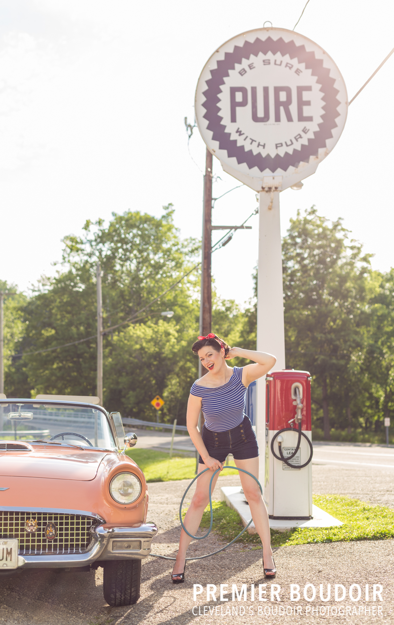 Cleveland + Akron Pinup Boudoir Vintage Retro Photoshoot