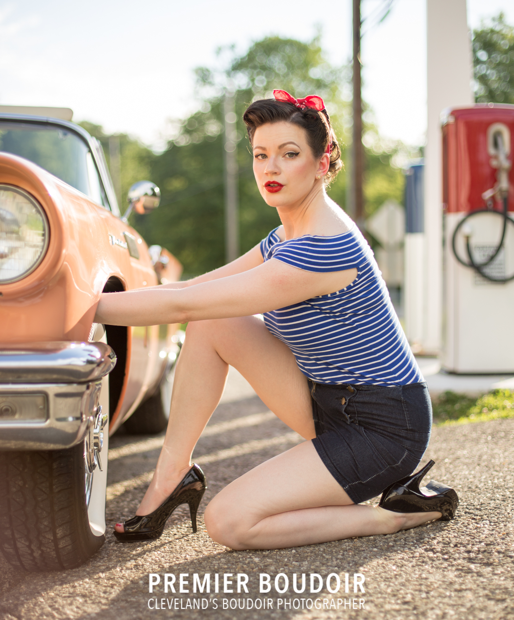 Cleveland + Akron Pinup Boudoir Vintage Retro Photography