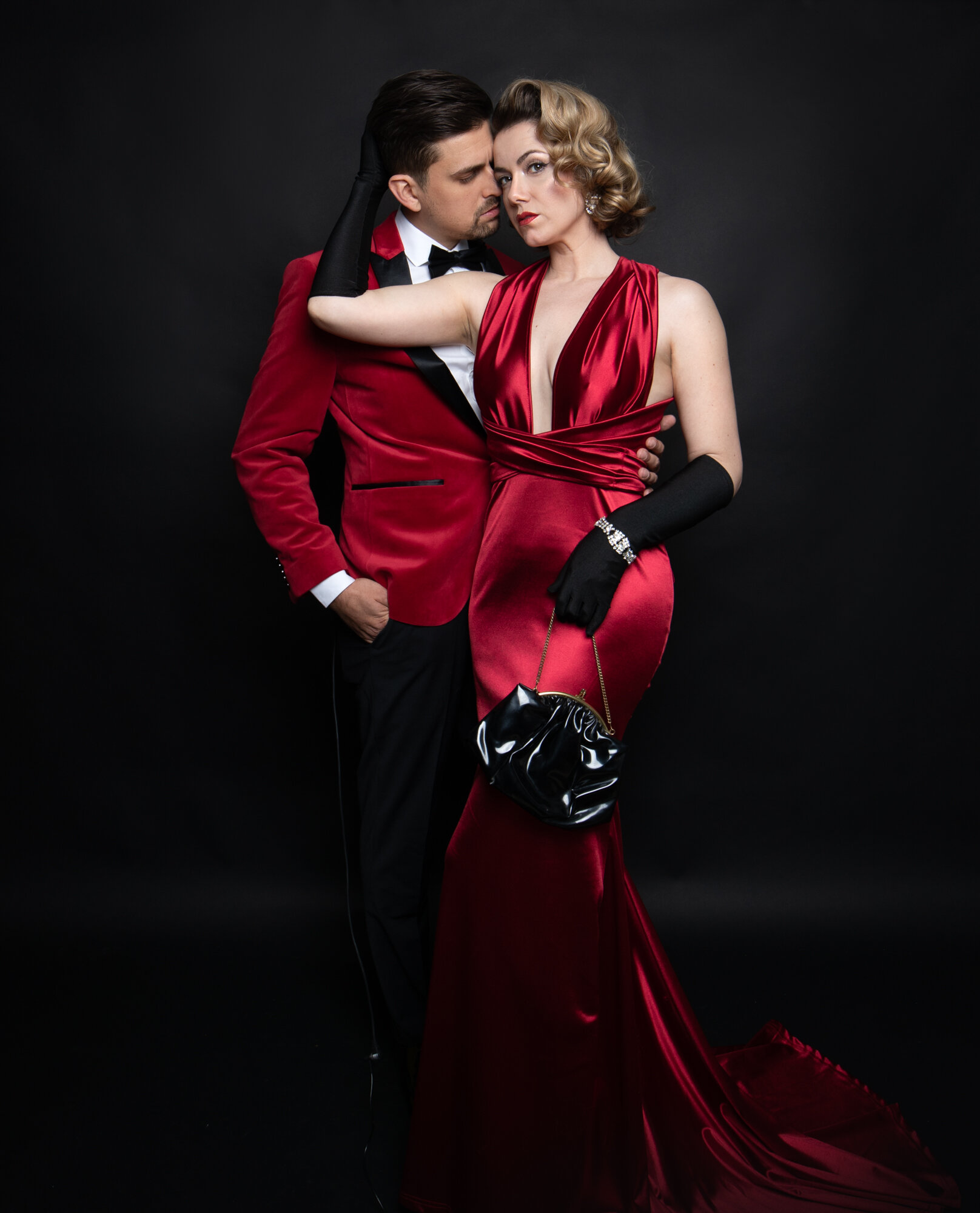 couples boudoir hollywood glamour cleveland akron photographer premier boudoir 