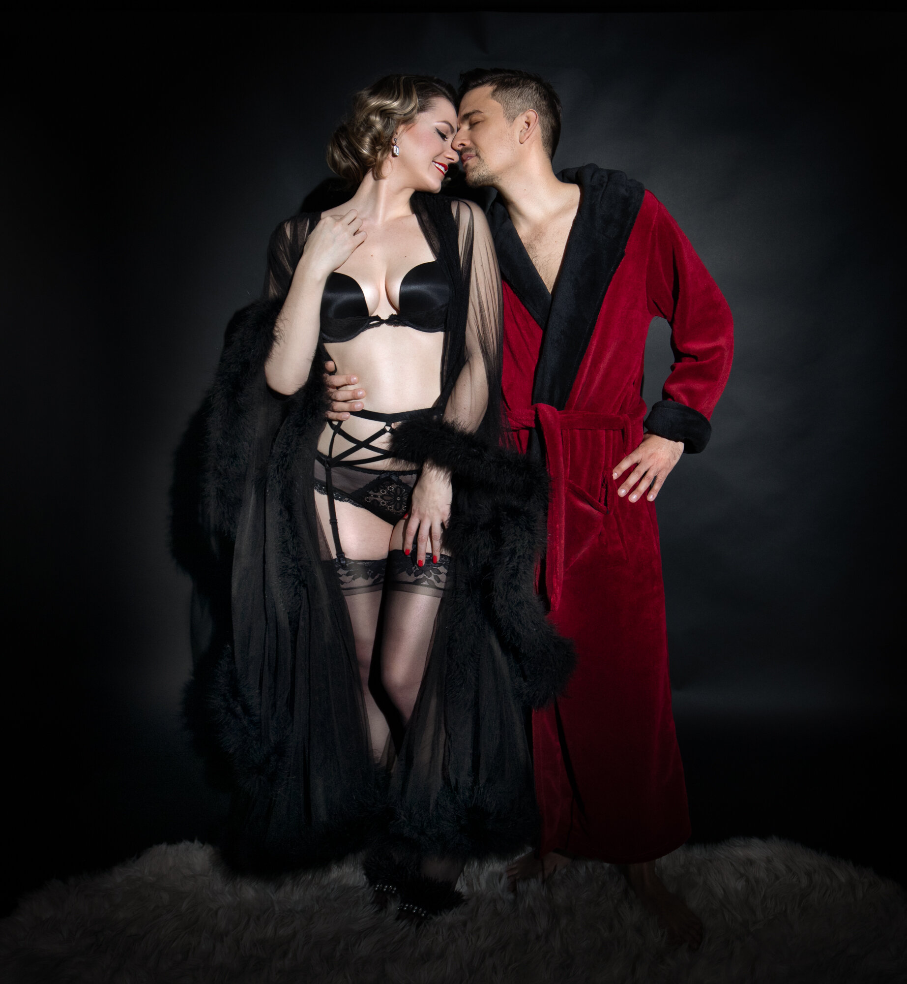 couples boudoir hollywood glamour cleveland akron photographer premier boudoir 