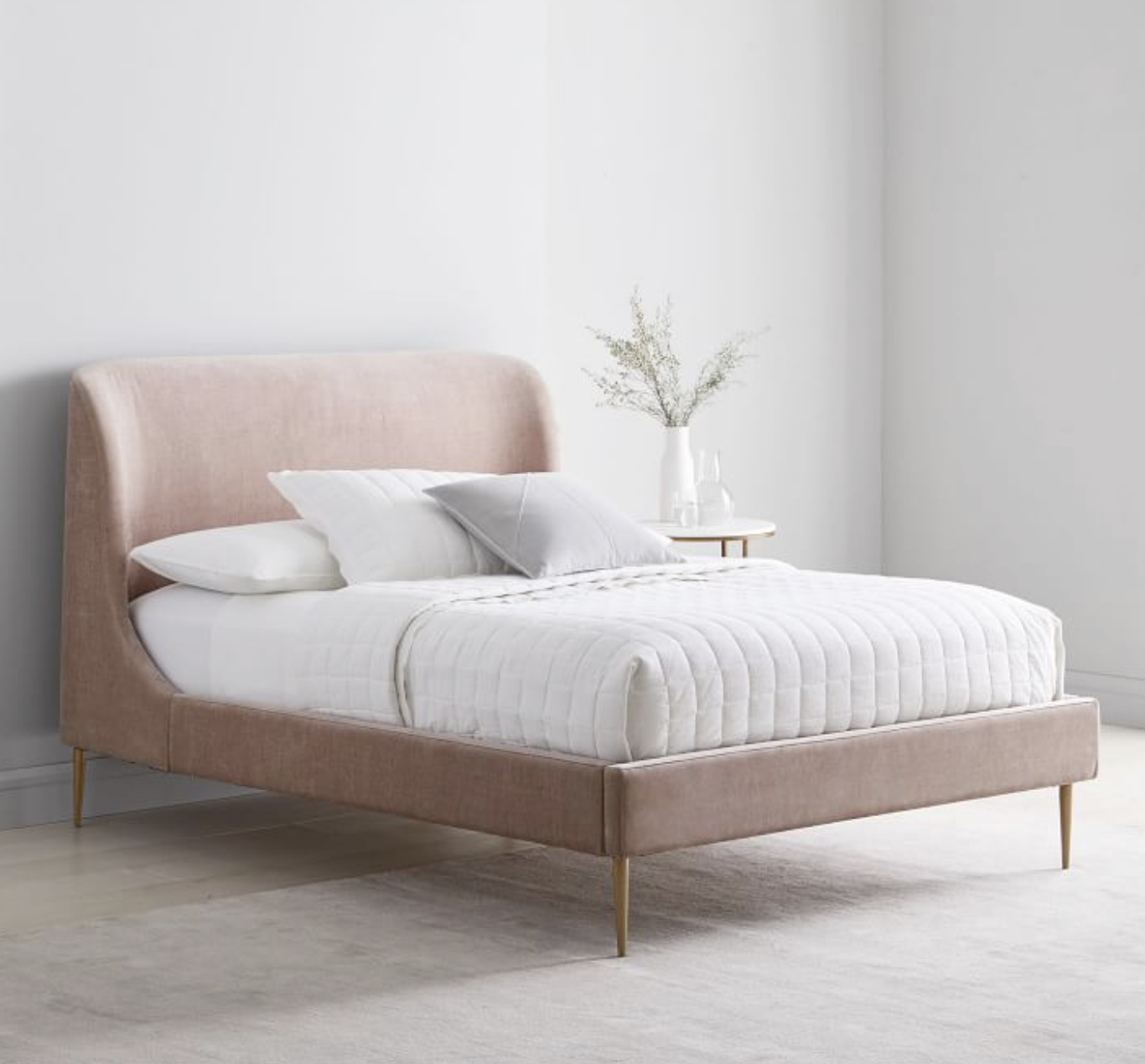 ELEGANT BED FRAME (WEST ELM)
