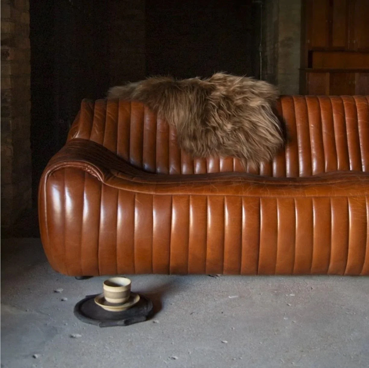 LEATHER SOFA