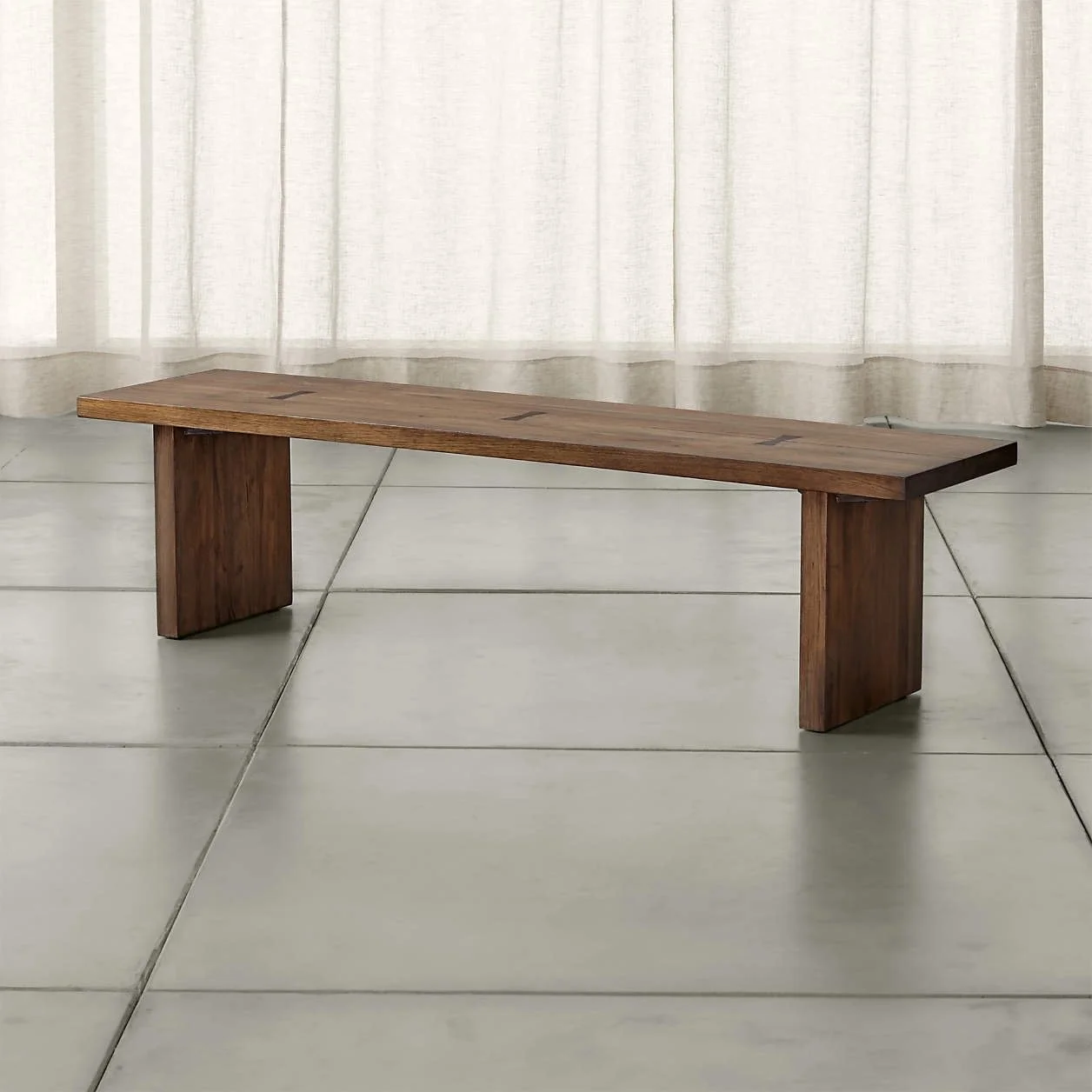 SOLID WALNUT BENCH