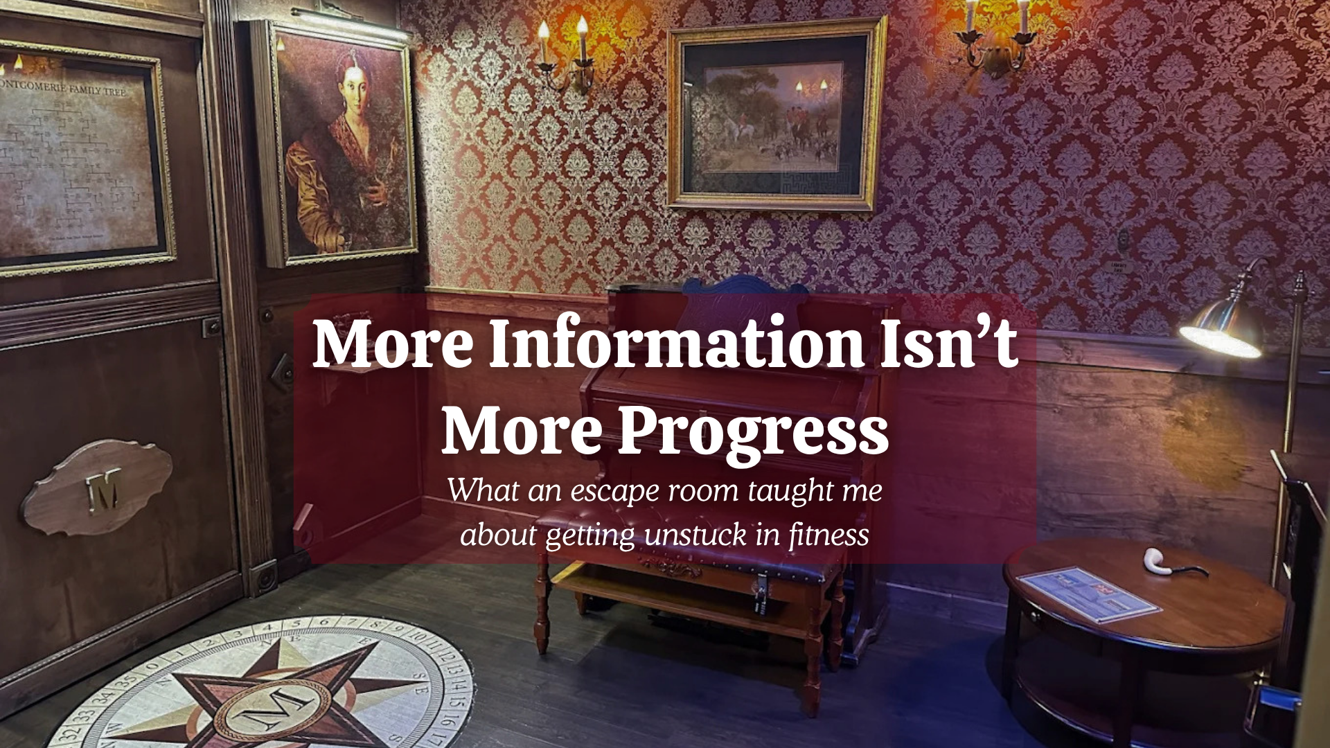 What an Escape Room Taught Me About Getting in Shape