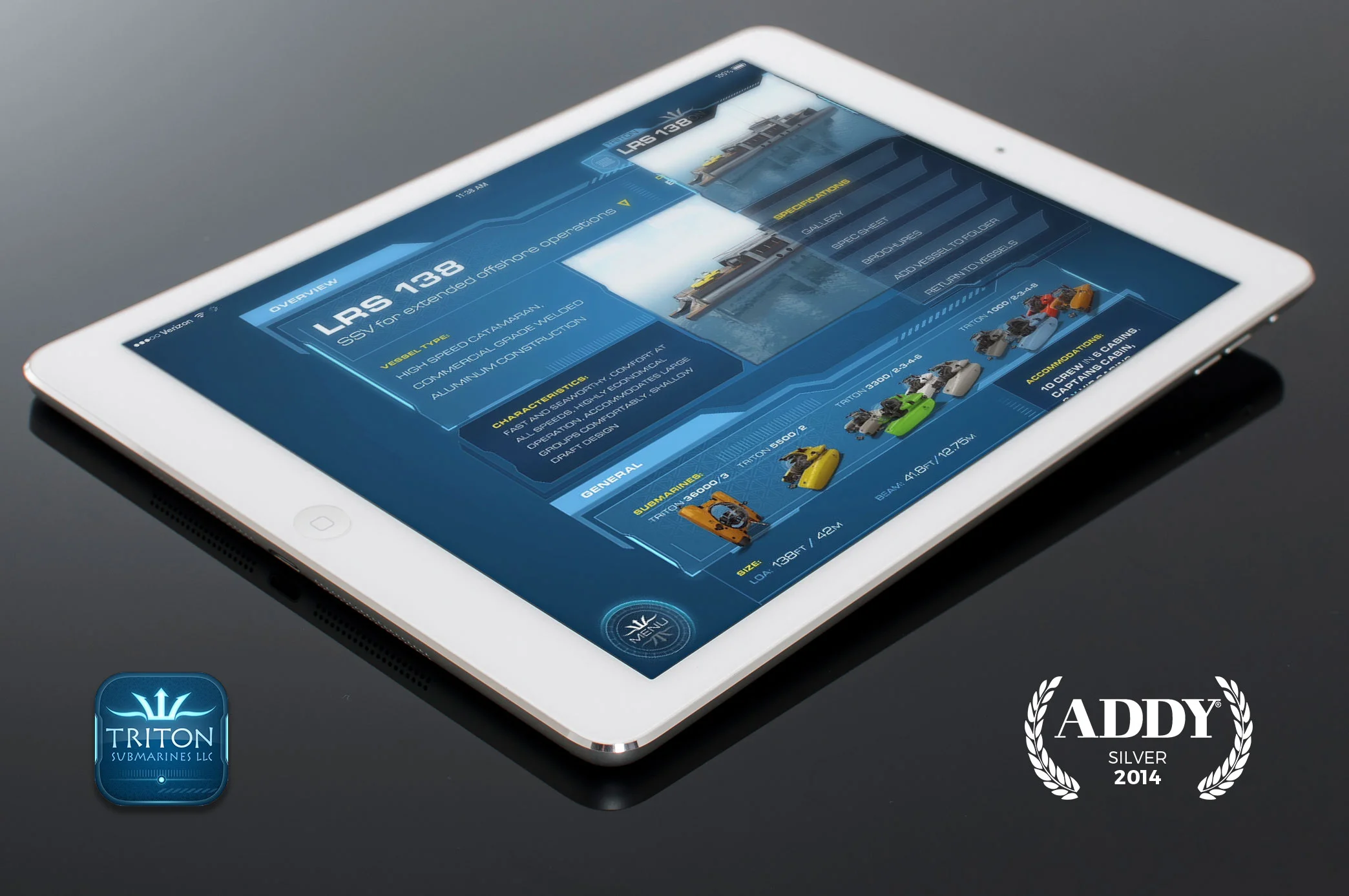 Developed with Jester Communications for Triton Subs