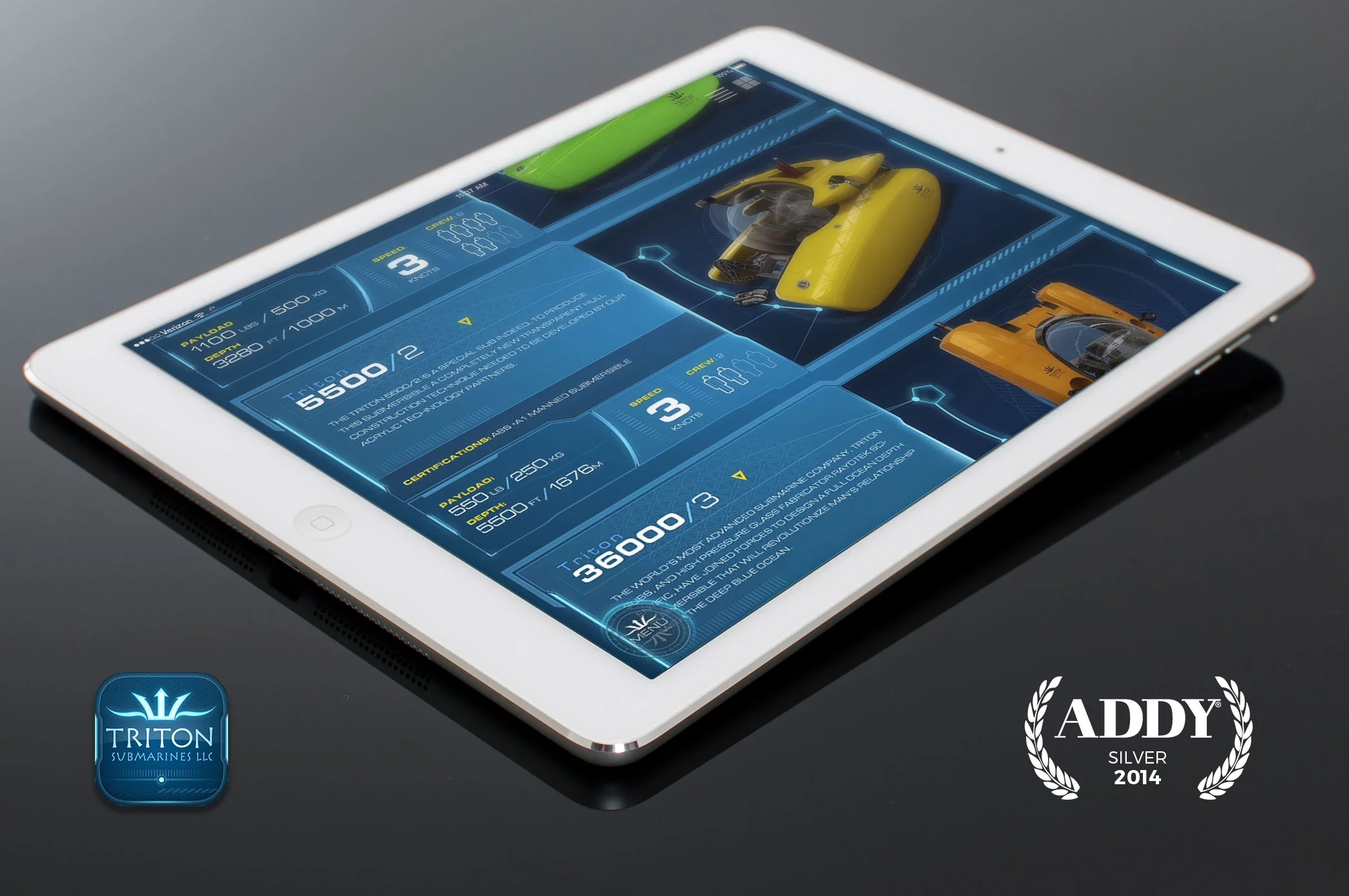 Developed with Jester Communications for Triton Subs