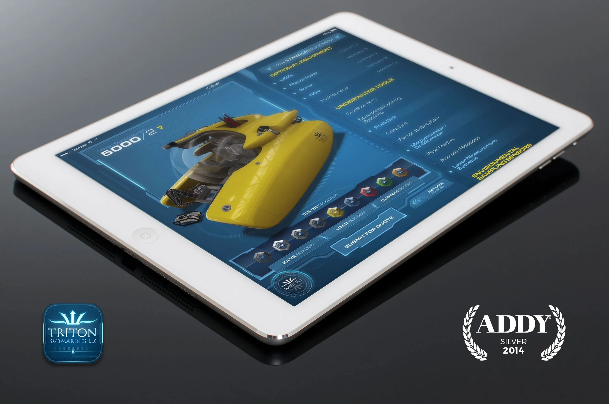 Developed with Jester Communications for Triton Subs