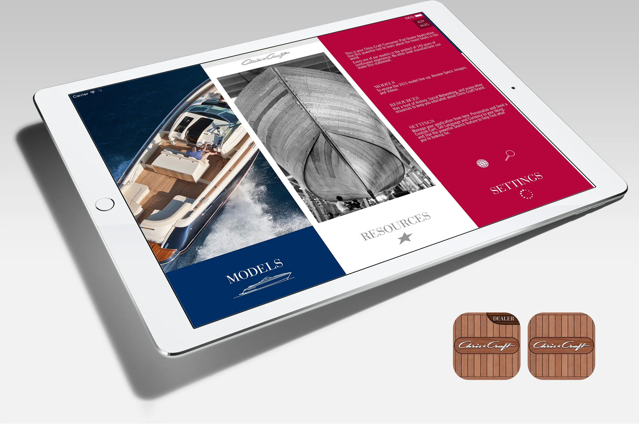 Developed with Jester Communications for Chris Craft