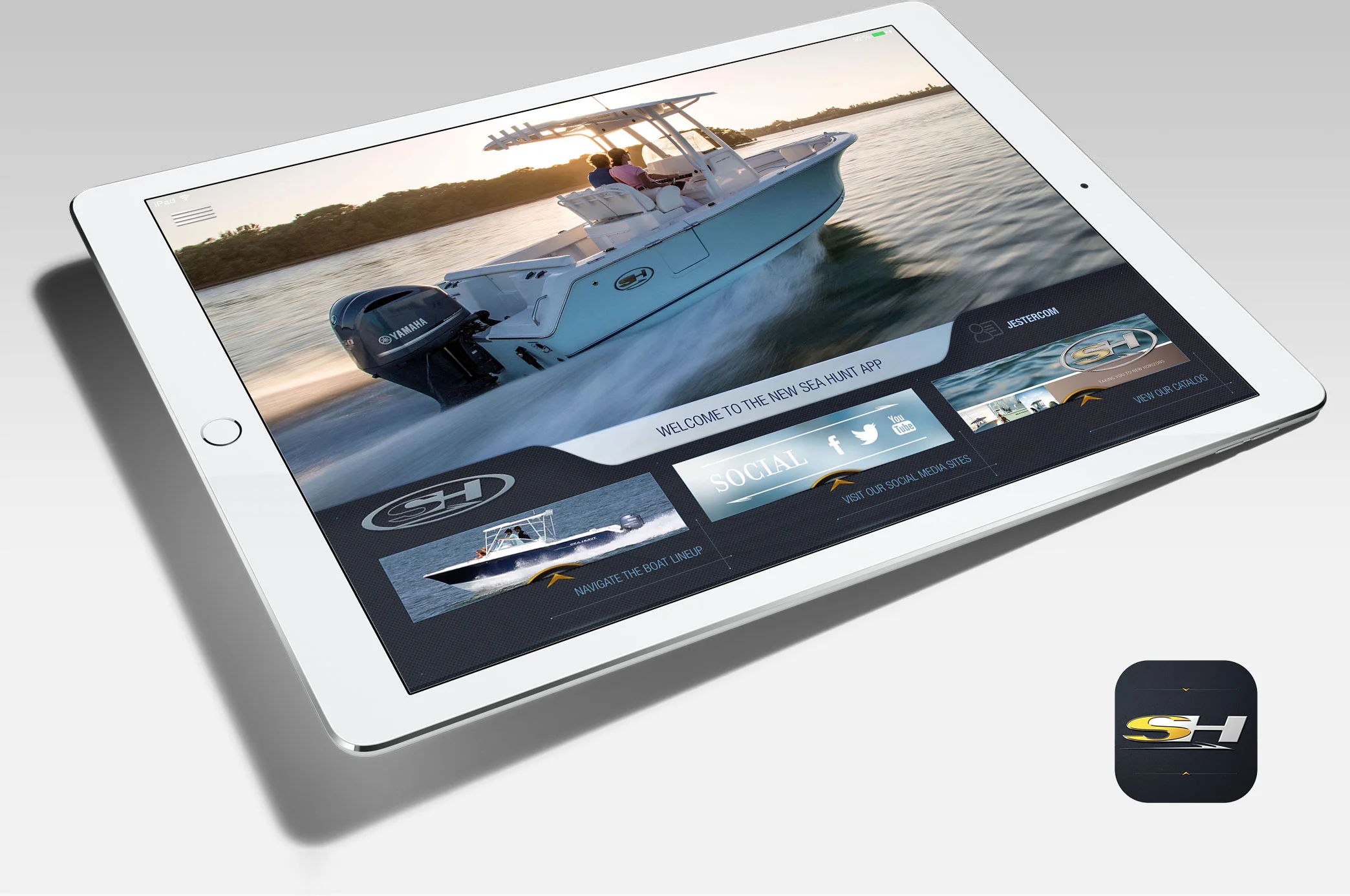 Developed with Jester Communications for Sea Hunt