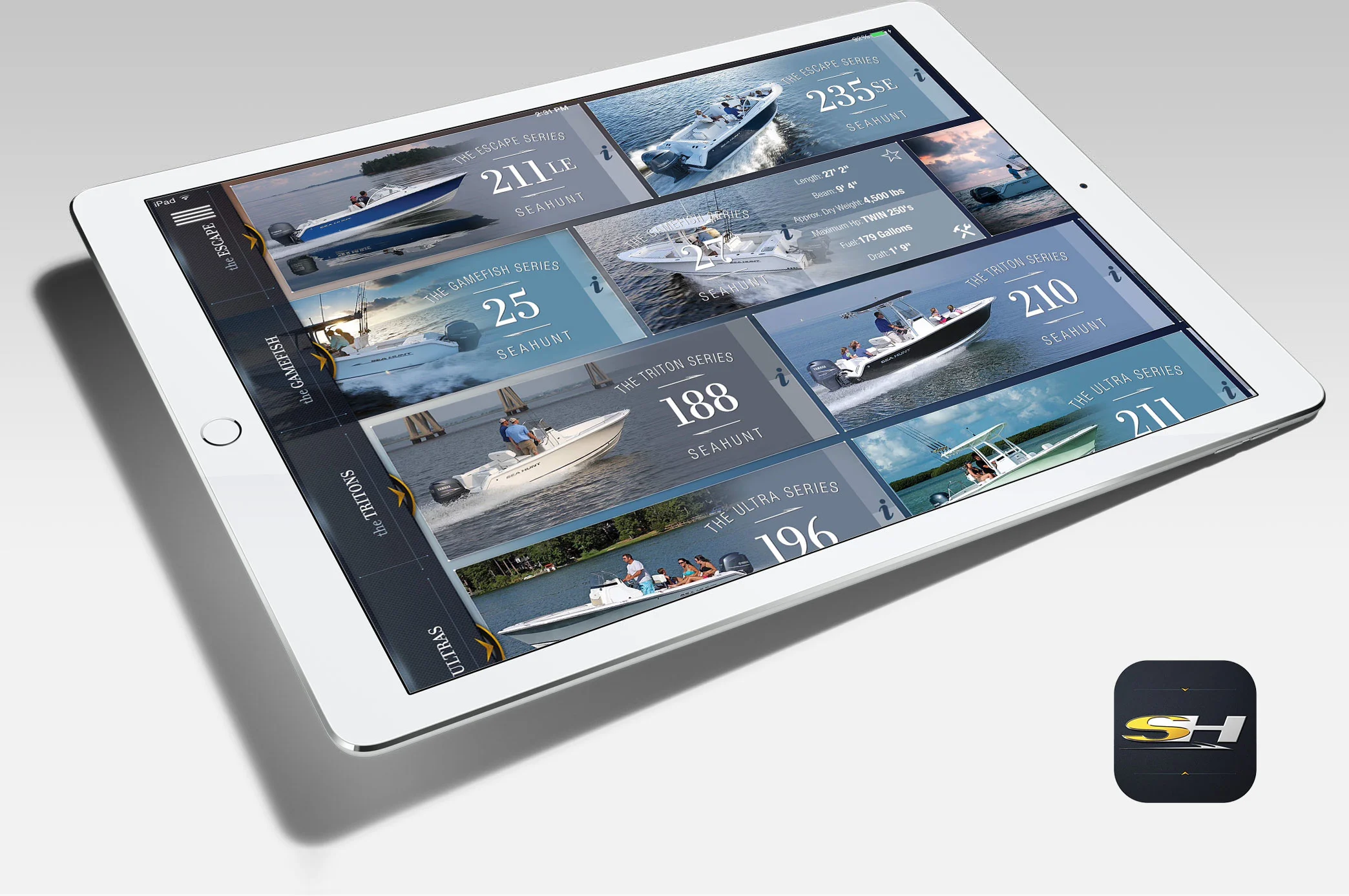 Developed with Jester Communications for Sea Hunt