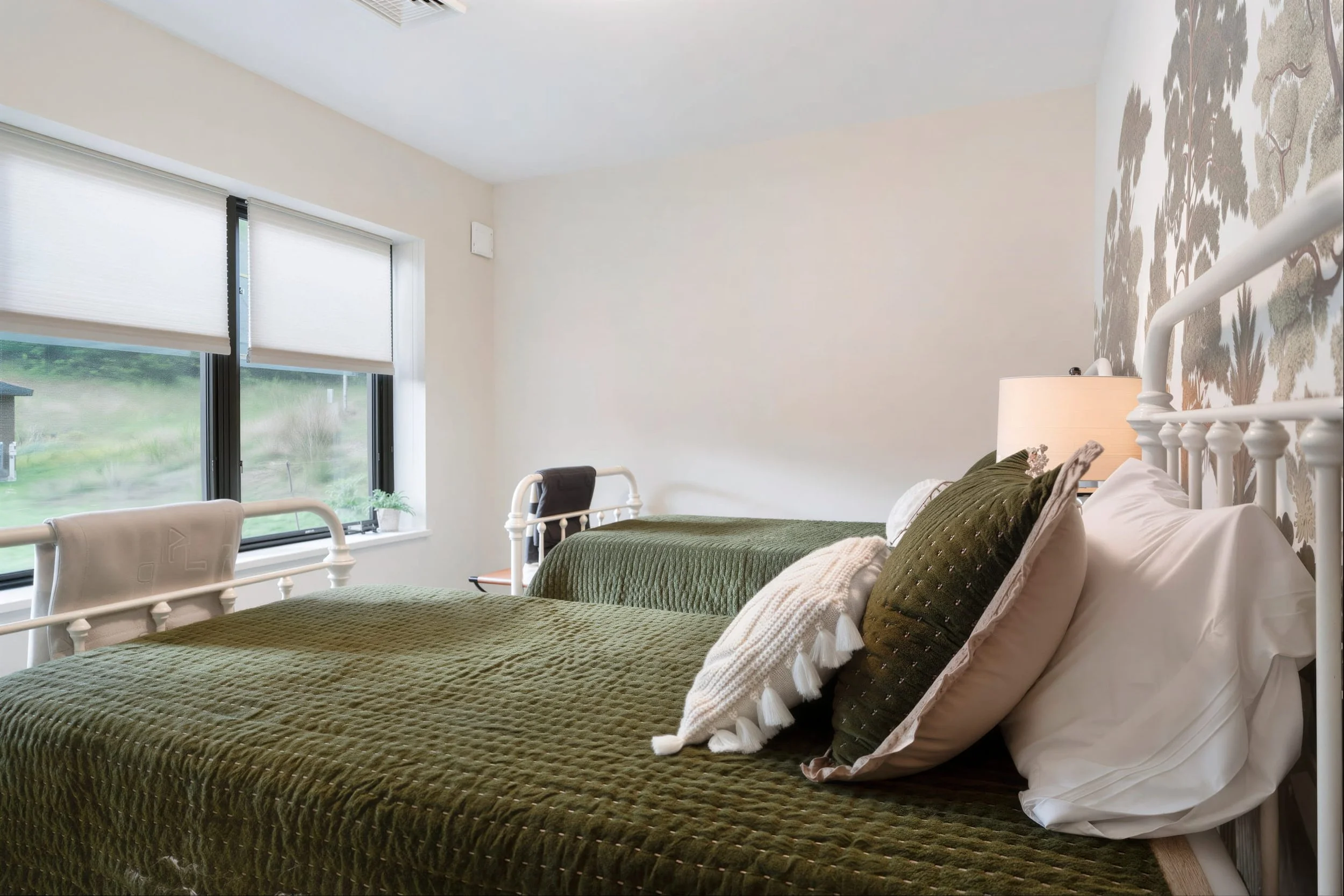 Luxury Cabin Semi-Private Bedroom with Shared Bathroom