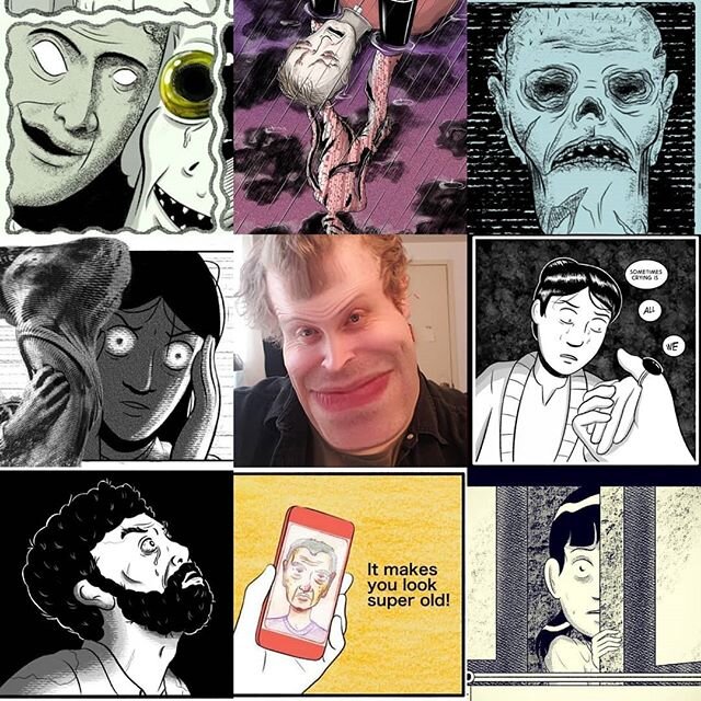 Hey I made an #artvsartist even though I don't particularly think my work is well suited to this kind of format!

#artvsartist2020 #artvsartists #art #comics #webcomics #horror #creepyart #illustration #drawings #meme