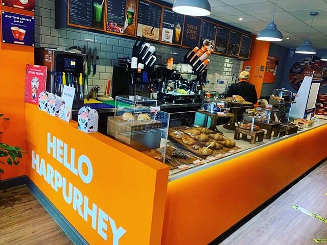 Pop in at our newest shop in Harpurhey for a coffee and cake to take away ☕️🥐 #lovecoffee #coffeeblend #delicious #taste #richcoffee #coffeelover #foodblogger #adventure #drinks #greatcoffeeforless #londonblogger #londonfoodie #london #foodie #uk #i