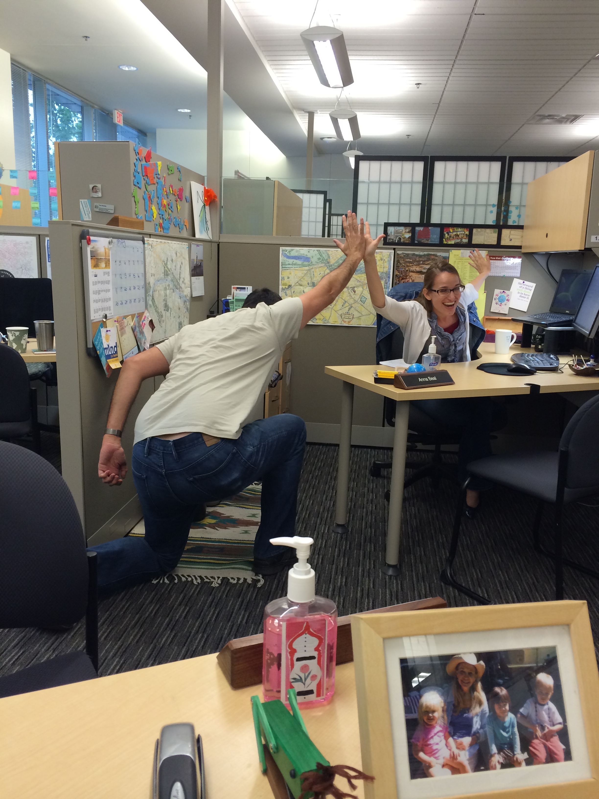 Shadowing staff members is not without it’s lighter moments…