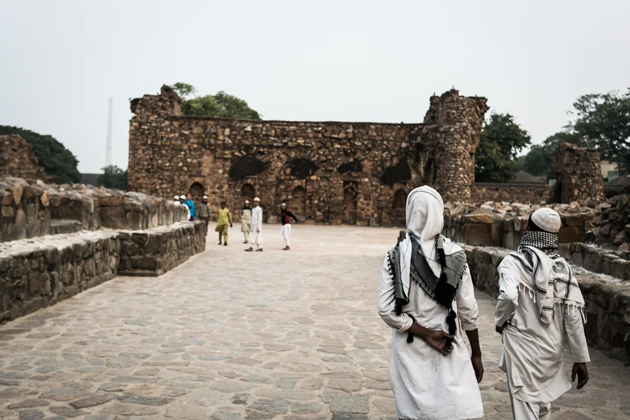 The Jinn of the Feroze Shah Kotla Fort. Old Delhi, India.