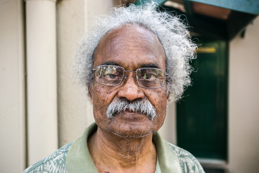 S. Paramasivam outside his home.