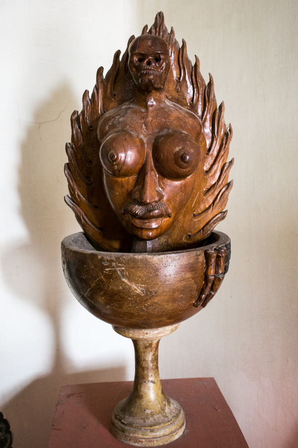 An interesting piece displayed in Mahab's sculpture museum.