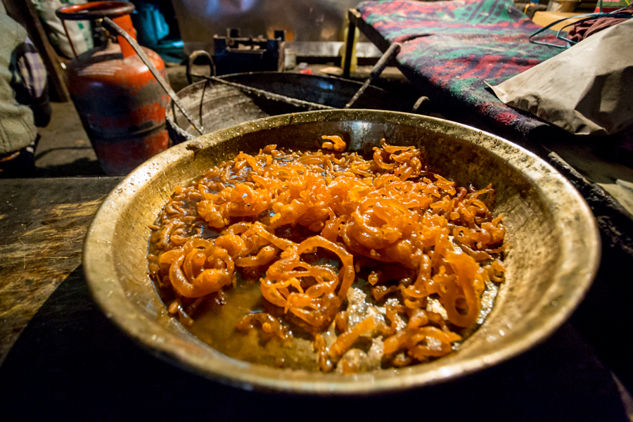Jalebi, dough fried in a coil shape dipped in sugar syrup, is an ubiquitous Indian sweet. 