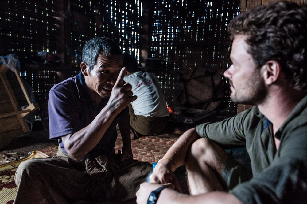  We drank rice wine with this flamboyant villager in Kyaut Su.&nbsp; 