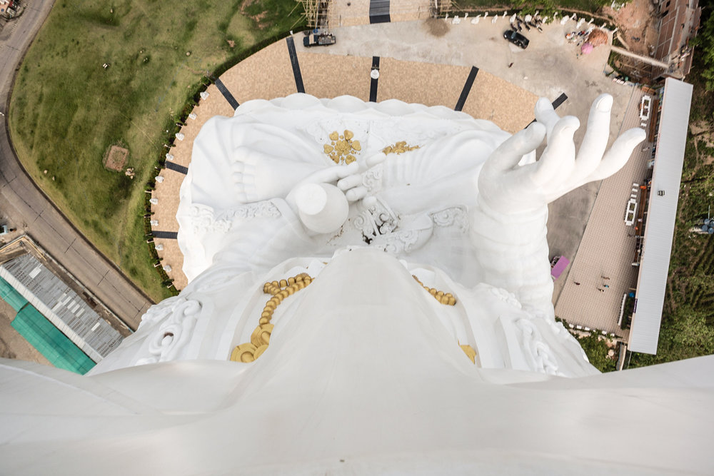  View from the "eyes" of the Buddha.&nbsp; 