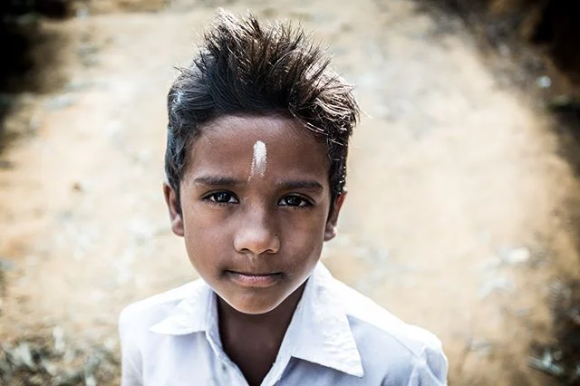 Munnar, India #cow #child #india #travel #potrait #hindu #tilaka