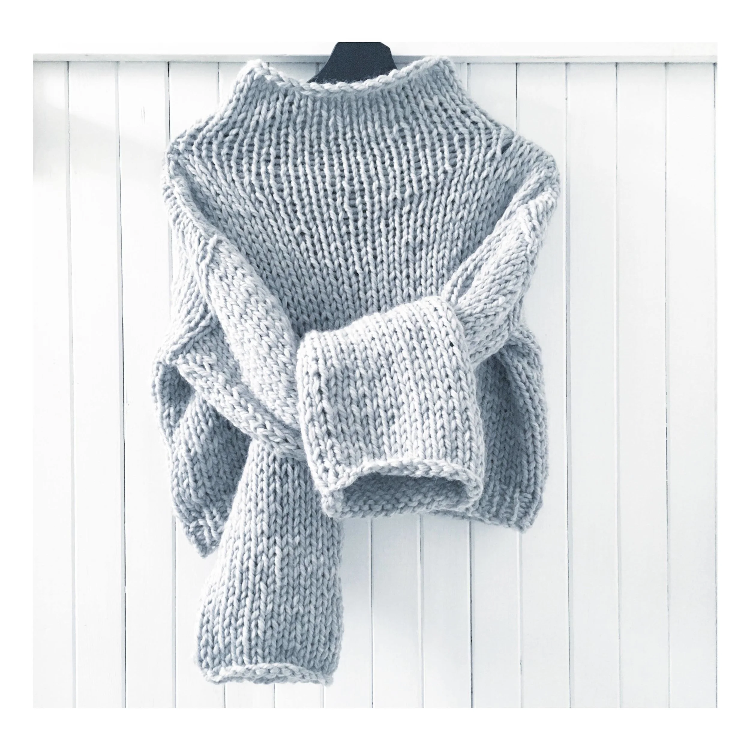 chunky alpaca cardigan