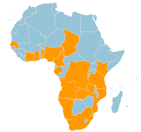 Our team has experience working across 18 countries in Africa