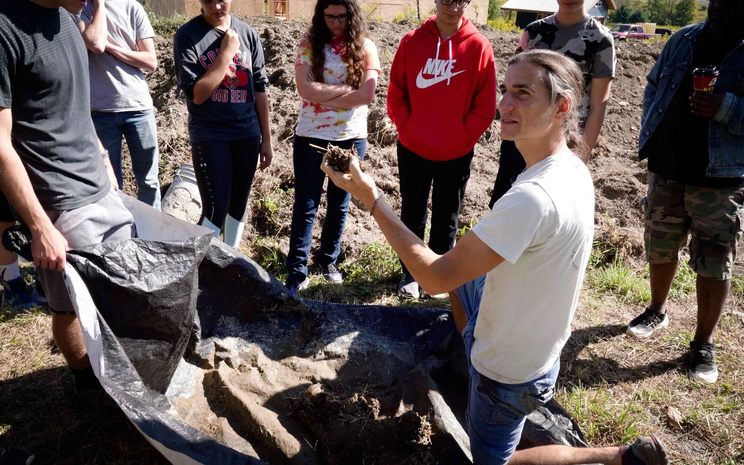 Outdoor kitchen and Cob Oven Workshop