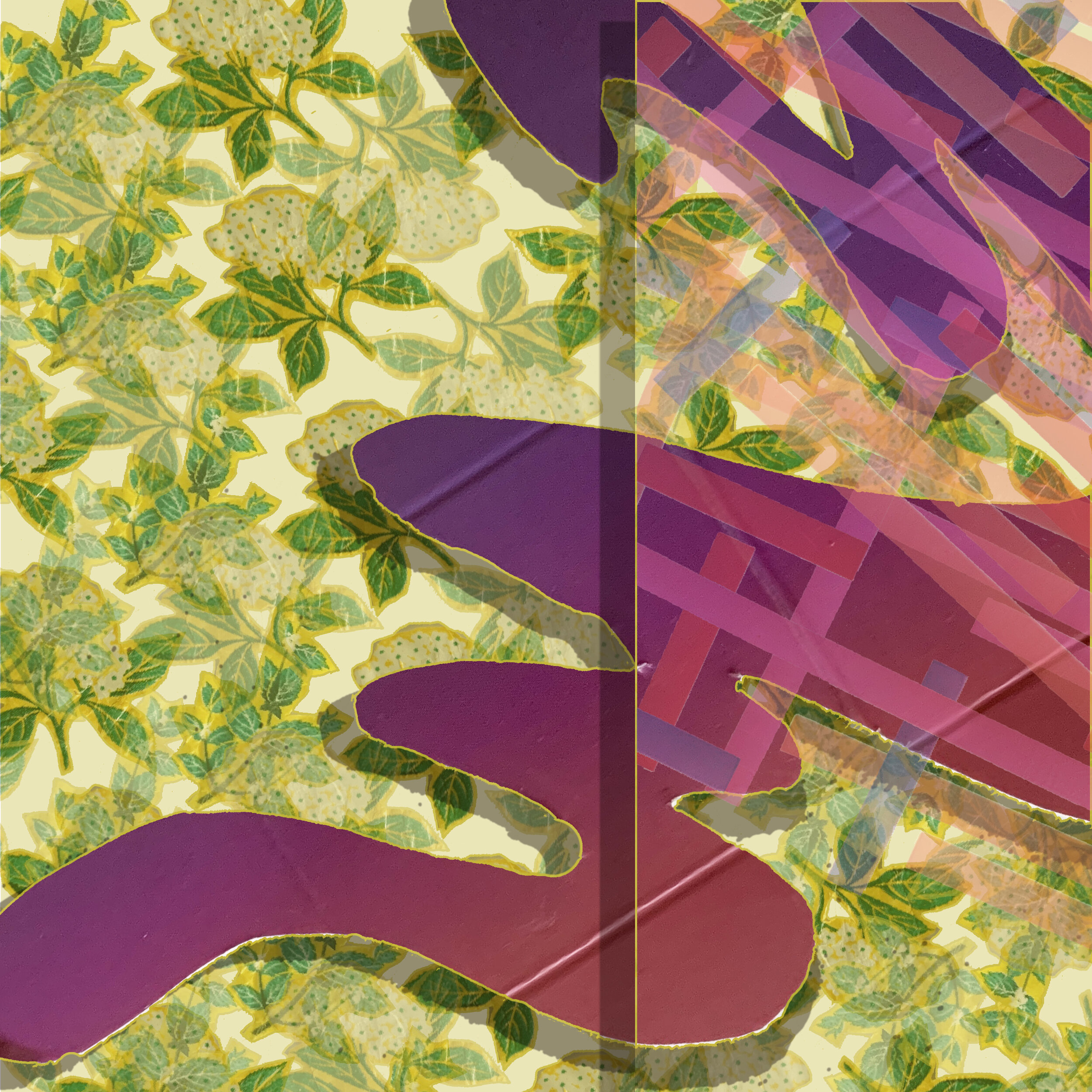 Sneezy G-Ma 2020 Digital collage (scanned material: Ricola wra