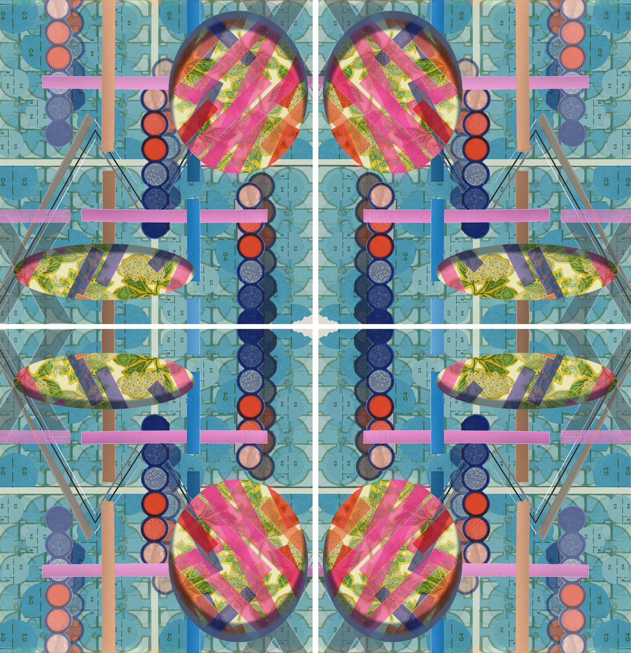 Smooth Twist 2020 Digital collage (scanned material: Ricola