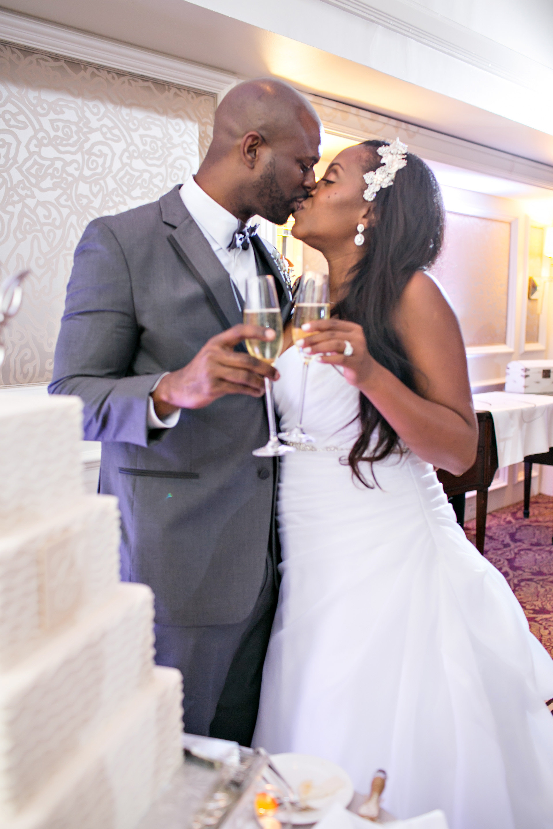 Image from Leslie & Jamaal's Wedding ; Courtesy of Michelle Davina Photography