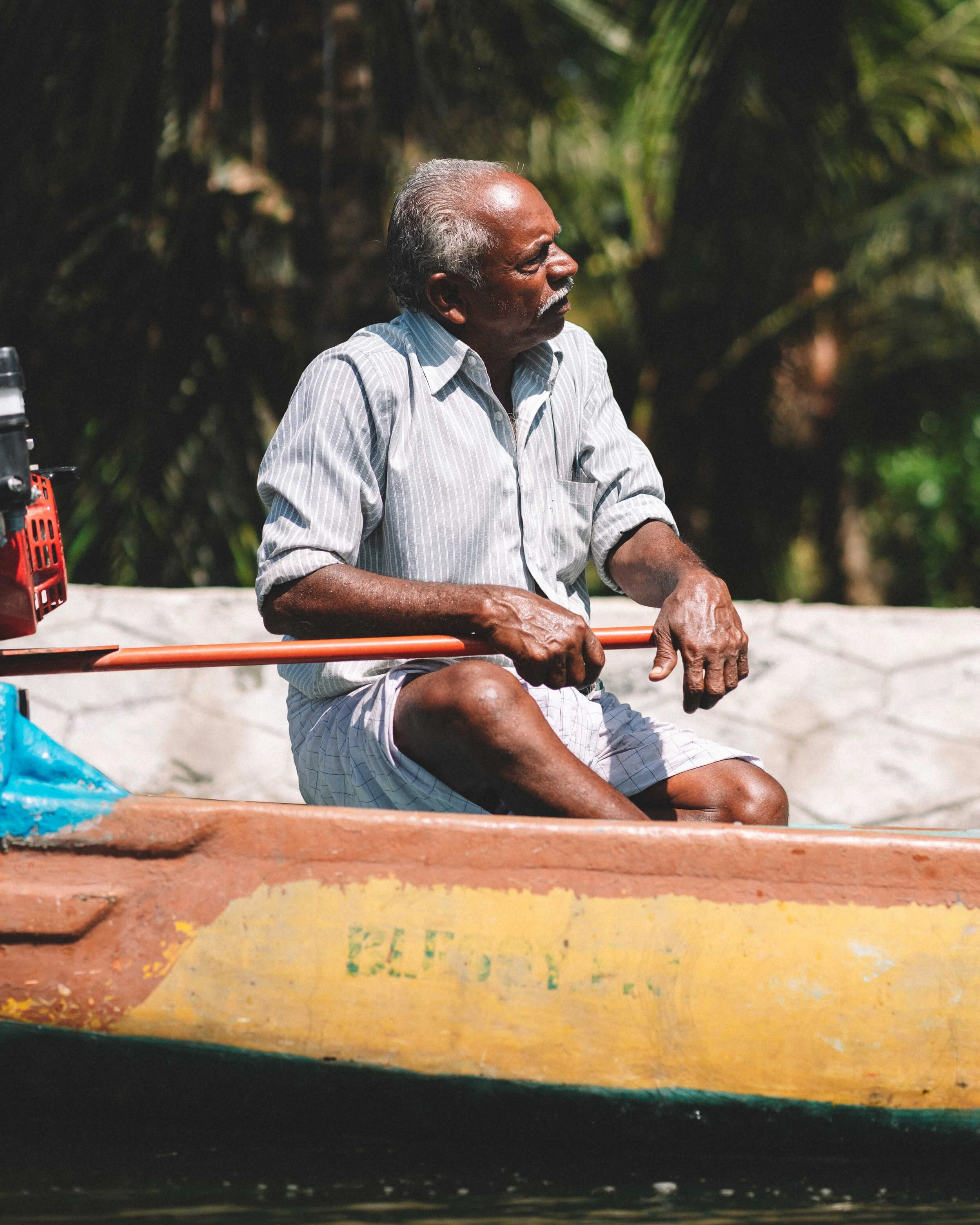 India - Kerala: Day 3 Alleppey Backwaters Canoe Ride