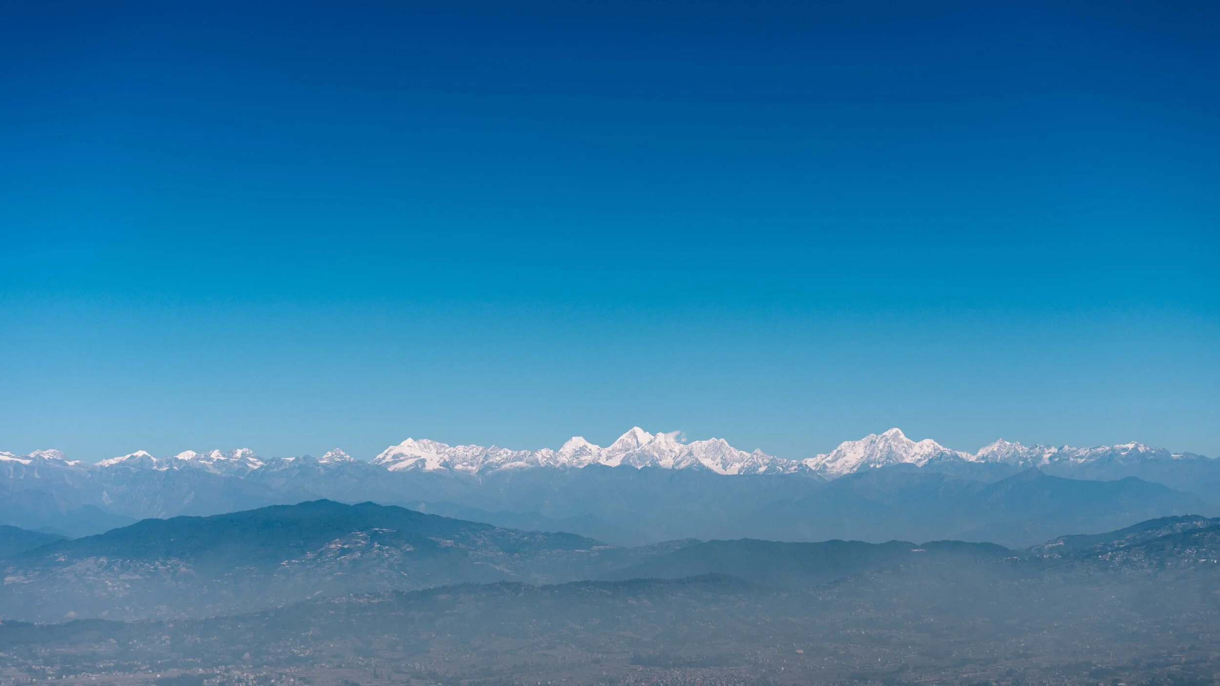 Nepal - Day 3 View of the Himalayas