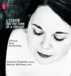 "... a judicious mix of not-too-brash bravado and playful sensuality makes this performance just the ticket." Richard Fairman, Gramophone, March 2013 "An irresistible recital ...Broderick becomes entertainer supreme, with knowing, vividly characterised and confiding performances..." ***** Hilary Finch, BBC Music Magazine, March 2013