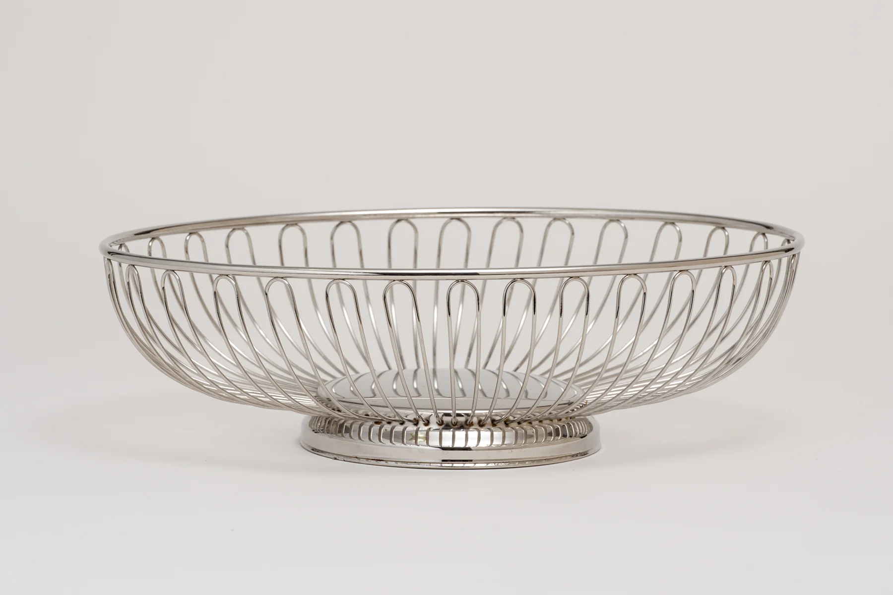 Oval Silver Basket