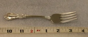 Silver Plate Vanessa Salad Fork$0.70