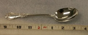 Silver Plate Vanessa Soup Spoon$0.70