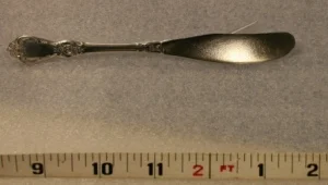 Silver Plate Vanessa Butter Knife$0.70