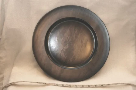 Wood Grain Charger 13"$2.50