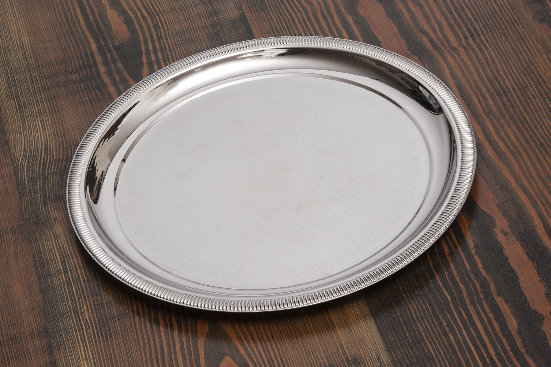 Stainless Steel Serving Tray Round 15" or 12"$8.00 or $6.00