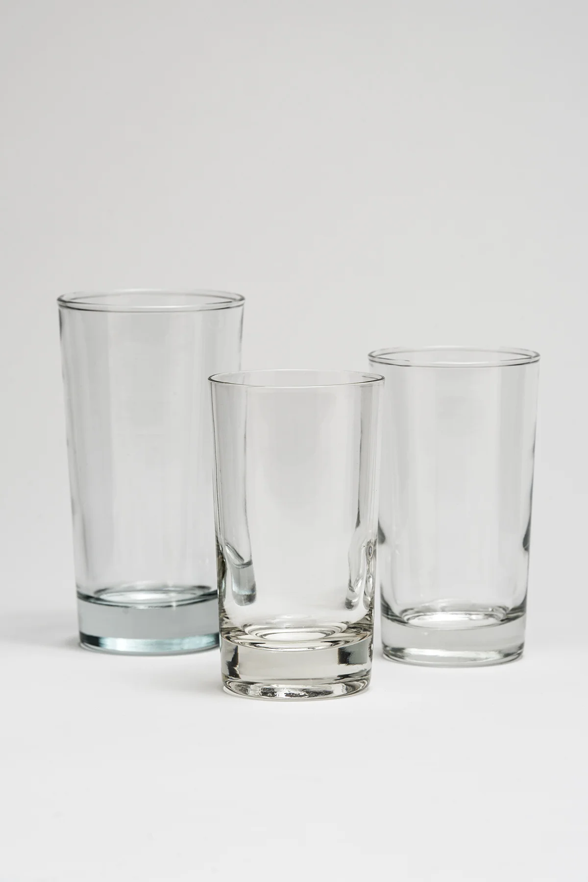 7 oz Highball Glass Height 7” Width 2 3/8”9 oz. Highball Glass Height Width11 oz Highball Glass Height 5 1/4" Width 2 5/8"$0.70