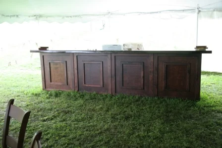 Mahogany 14' Bar with removable front panels$500.00