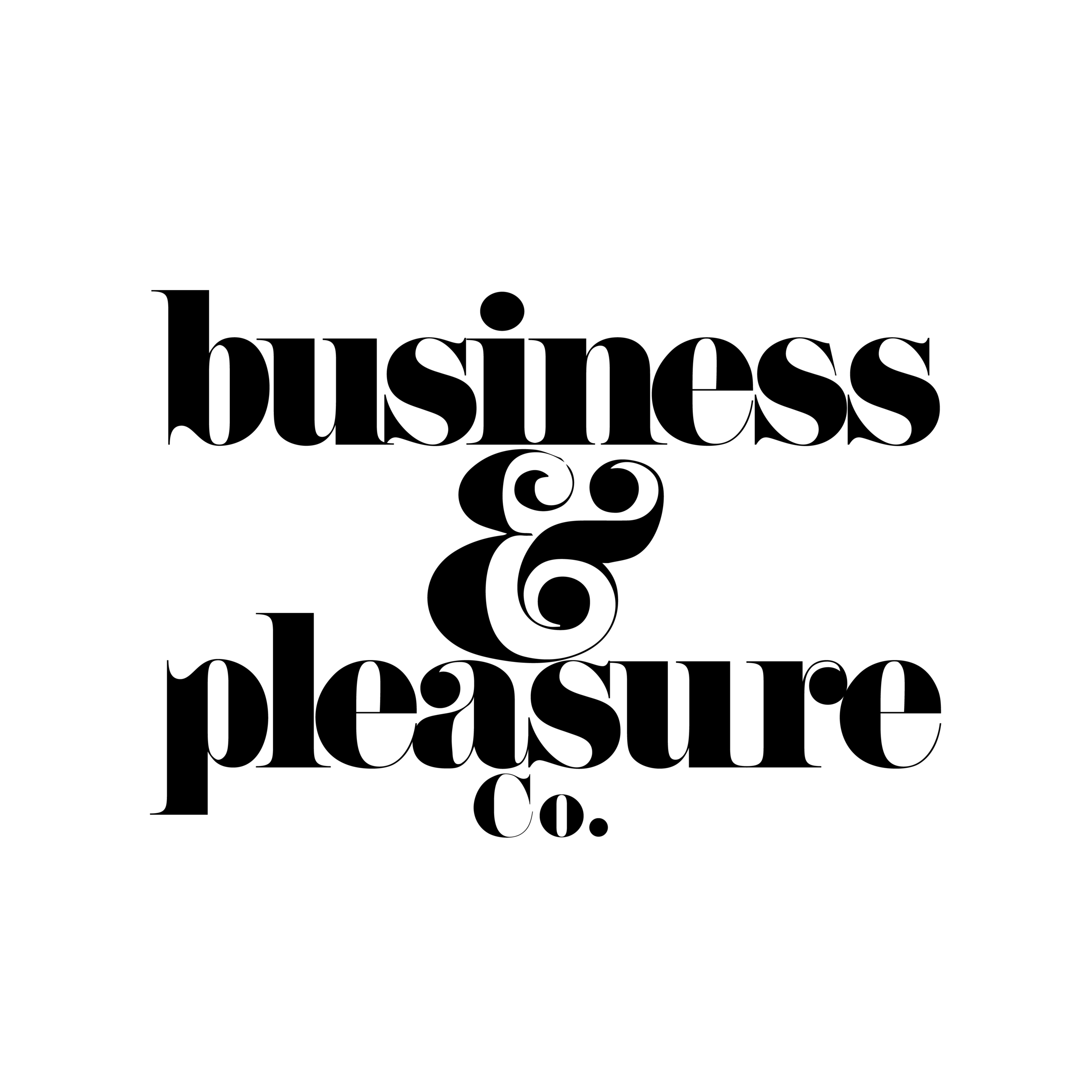 business and pleasure logo
