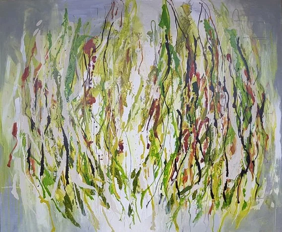 020 zonder titel - (100x120cm) acrylverf op linnen